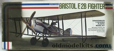Aurora 1/48 Bristol F.2B Brisfit (F-2B) - Western Front No. 48 Sq R.F.C. Pilot Keith Park / No. 22 Sq Pilot Vert Galand, 776 plastic model kit
